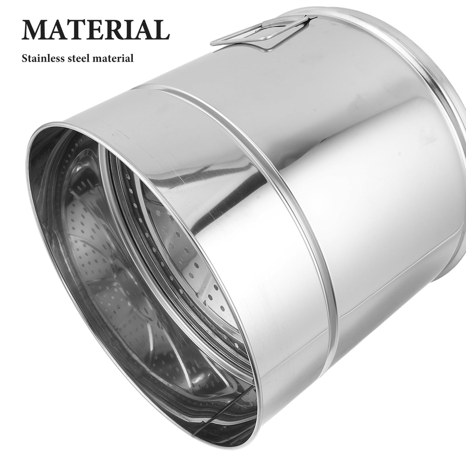 POPETPOP Vaporera de Acero Inoxidable Fácil de Limpiar para Cocinar al Vapor con Tapa y Diseño Apilable Adecuado para Uso Doméstico y Comercial