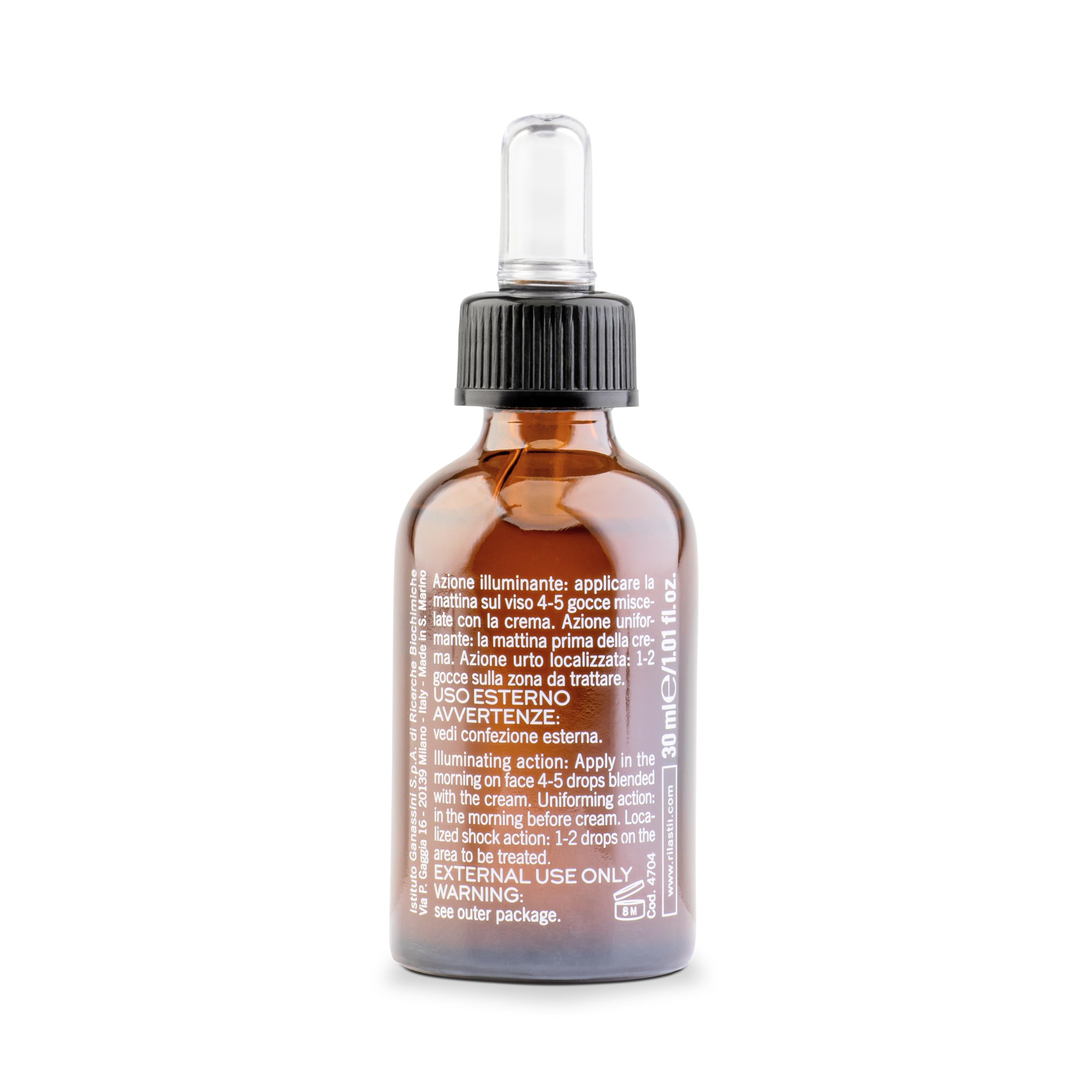 Rilastil - D-Clar, Gotas Despigmentantes Concentradas, 30 ml | Exfoliante, Aclarante, Unifica el Tono, No Fotosensibilizante, Piel Sensible, Gotas, Facial, Antimanchas