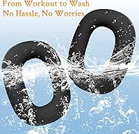 Vista 3 de SOULWIT Funda de silicona a prueba de sudor para AirPods Max, ajuste cómodo para ejercicio en el gimnasio, fácil de limpiar, sin pérdida de calidad