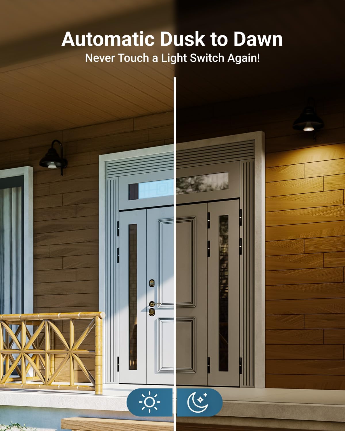 Sunco 6 Pack LED PAR30 Dusk to Dawn Light Bulb for Outside Porch, Patio, Backyard, 11W=75W, 850 LM, 5000K Daylight , Non-Dimmable, Photocell Sensor, UL