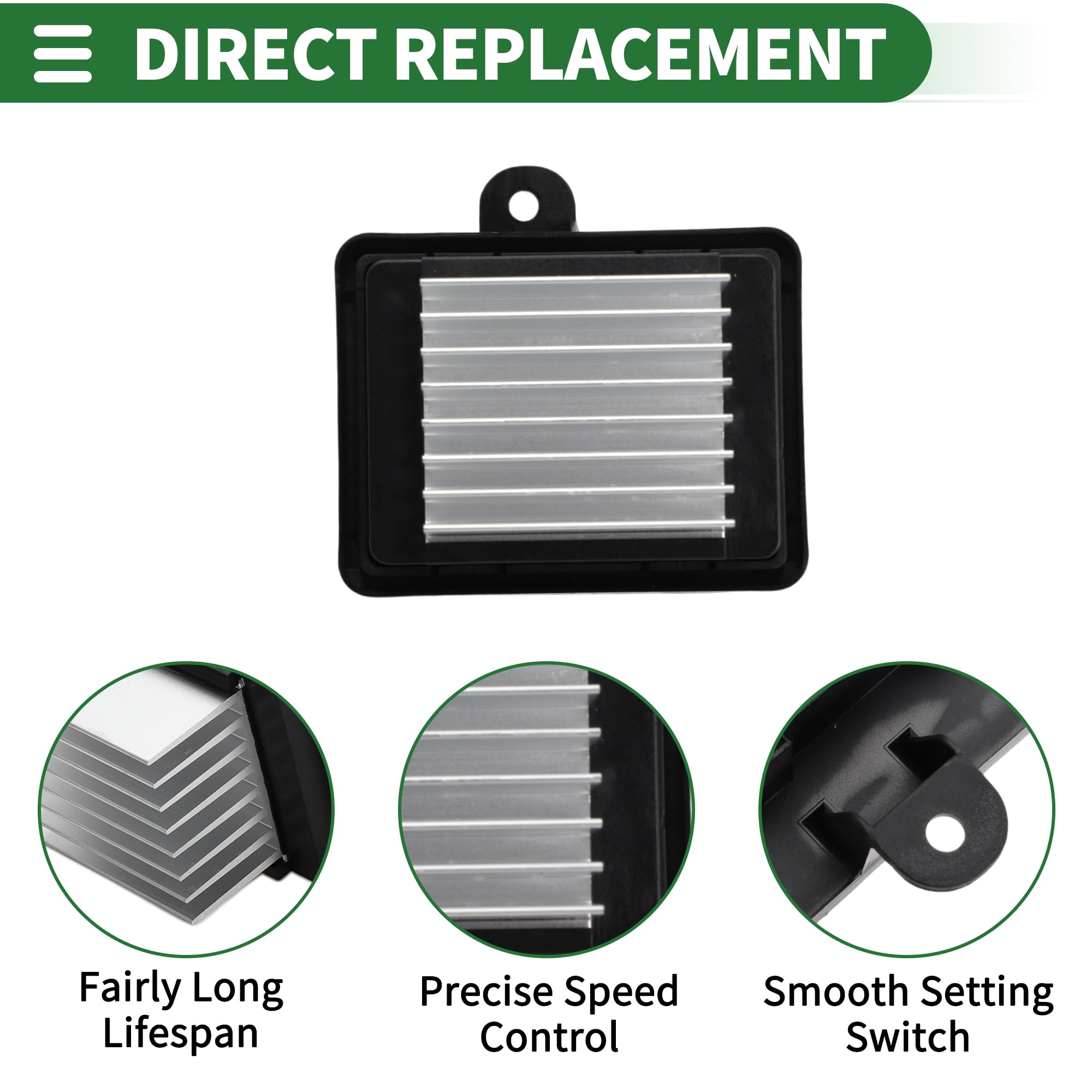 Motoforti HVAC Blower Motor Resistor Heater Blower Resistor For Peugeot