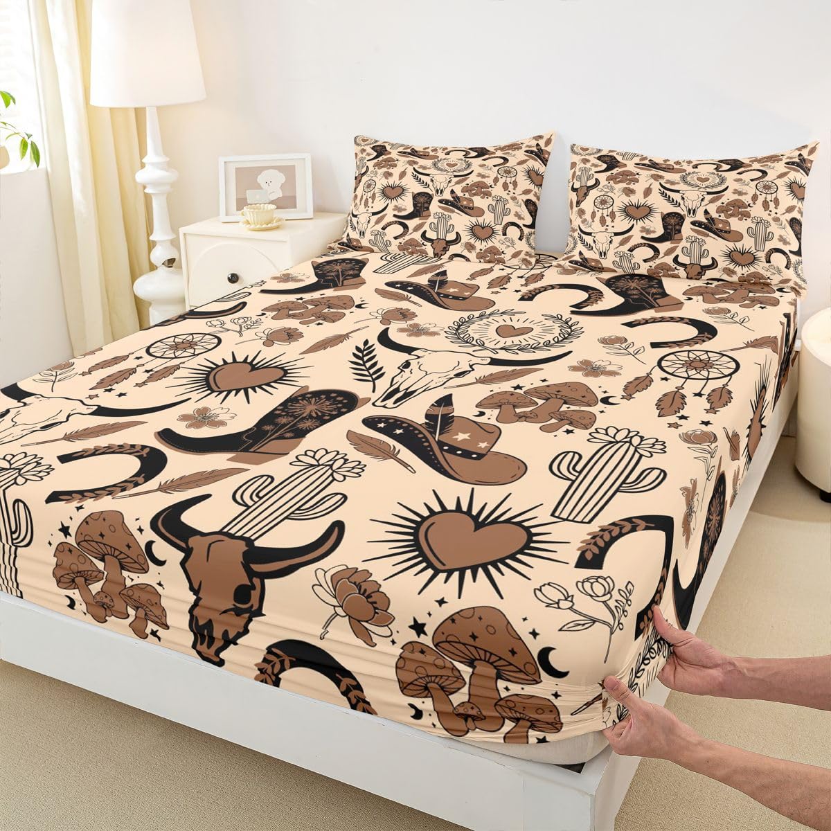 Parure de lit style western américain, le cadeau idéal pour relooker une chambre