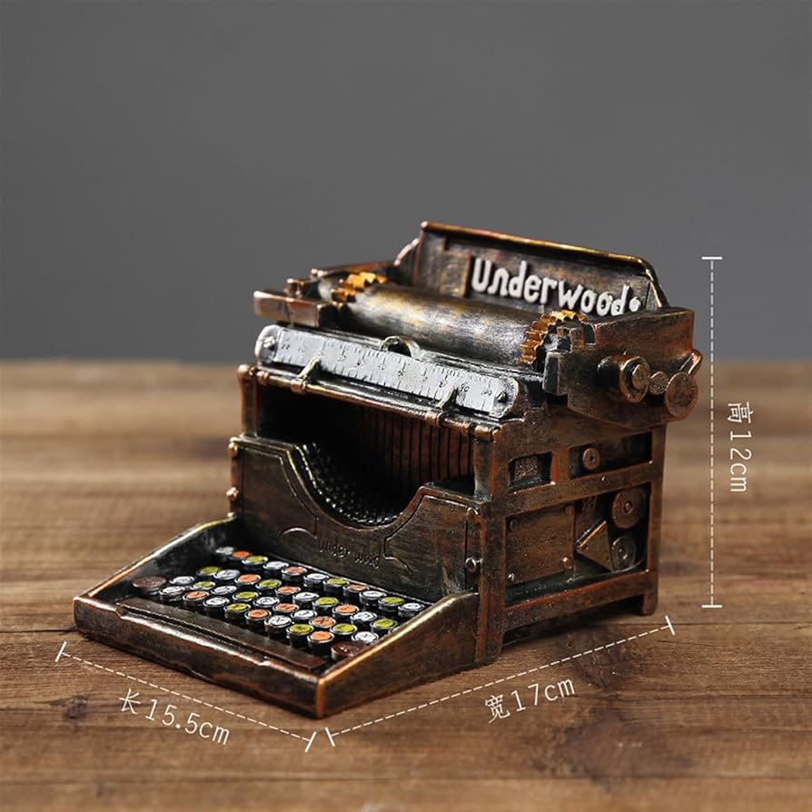 タイプライター　インテリア Amazon.co.jp: 家具装飾レトロ古風タイプライターモデル