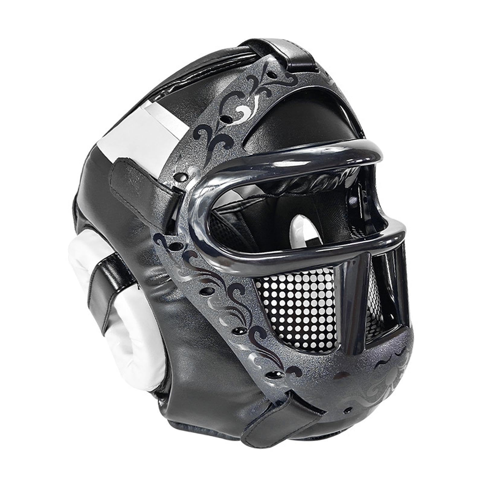Casco da allenamento per kickboxing, taekwondo, boxe, karate | traspirante, cappello sportivo, sparring, grappling, MMA, arti marziali, boxe, hollow out