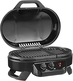 Coleman RoadTrip 225 Portable Tabletop Grill, 2-Burner Gas Grill with Matchless Ignition & Adjustable Temperature Control, 11,000 BTUs of Power for Grilling, Tailgating, Camping, BBQ, & More