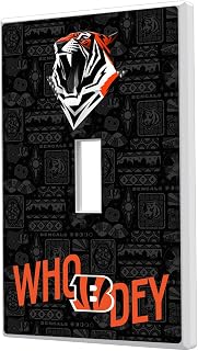 Cincinnati Bengals 2024 Illustrated Limited Edition Single Toggle Light Switch Plate