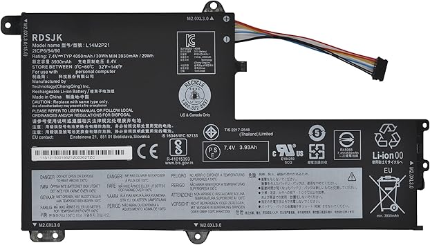 بطارية الكمبيوتر المحمول L14M2P21 L14L2P21 لـ Lenovo IdeaPad 330S 330S-14AST 330S-14IKB 330S-141KB 330S-15ARR 330S-15AST 330S-15IKB GTX105