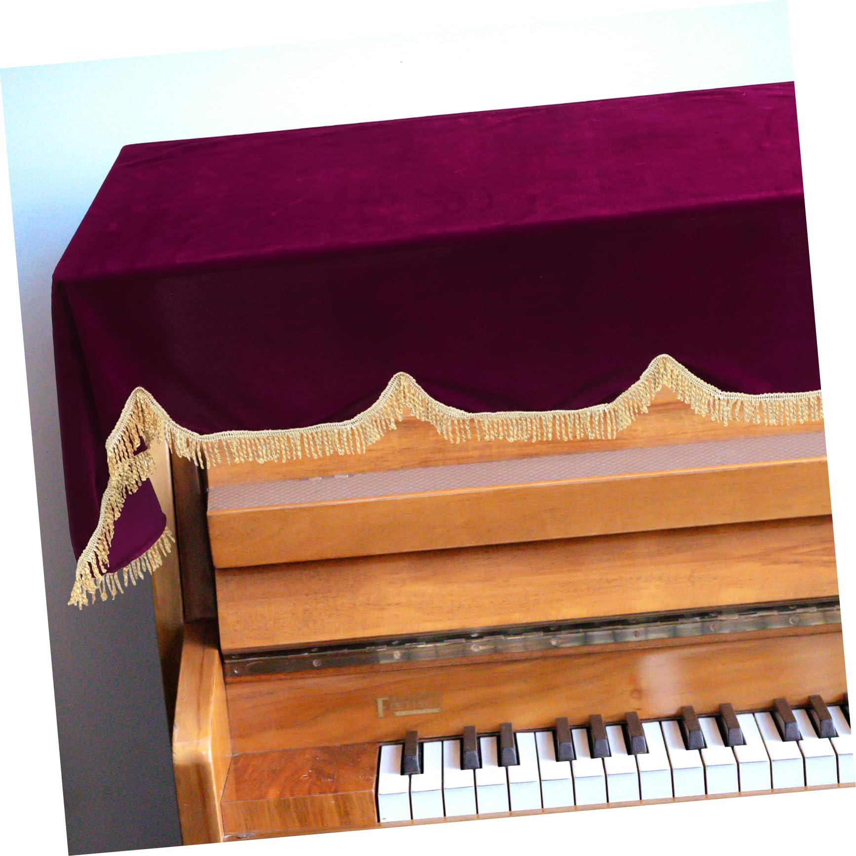 JOINPAYA Keys Electric Piano Cover Durable Pleuche Material Protective Keyboard Dust Cover Easy to Clean Stylish Design for Key Electric Piano for Maintenance and Protection