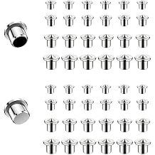 ELANE 48 Pcs Dowel Centering Pins,Metal Dowel Pins Dowels for Woodworking  1/4,5/16,3/8,1/2  48