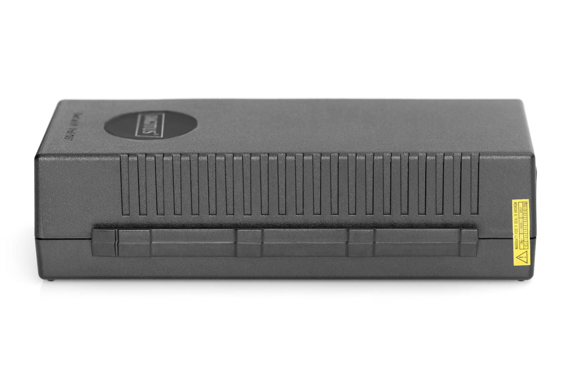 DIGITUS Ethernet PoE+ Injecteur - 10 Gigabit - Budget Power Over Ethernet de 30 W - IEEE 802.3af/at - Détection Automatique des périphériques PoE - Portée de 100m - Noir