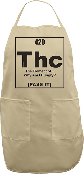 TOOLOUD 420 Element THC Funny Stoner Adult Apron