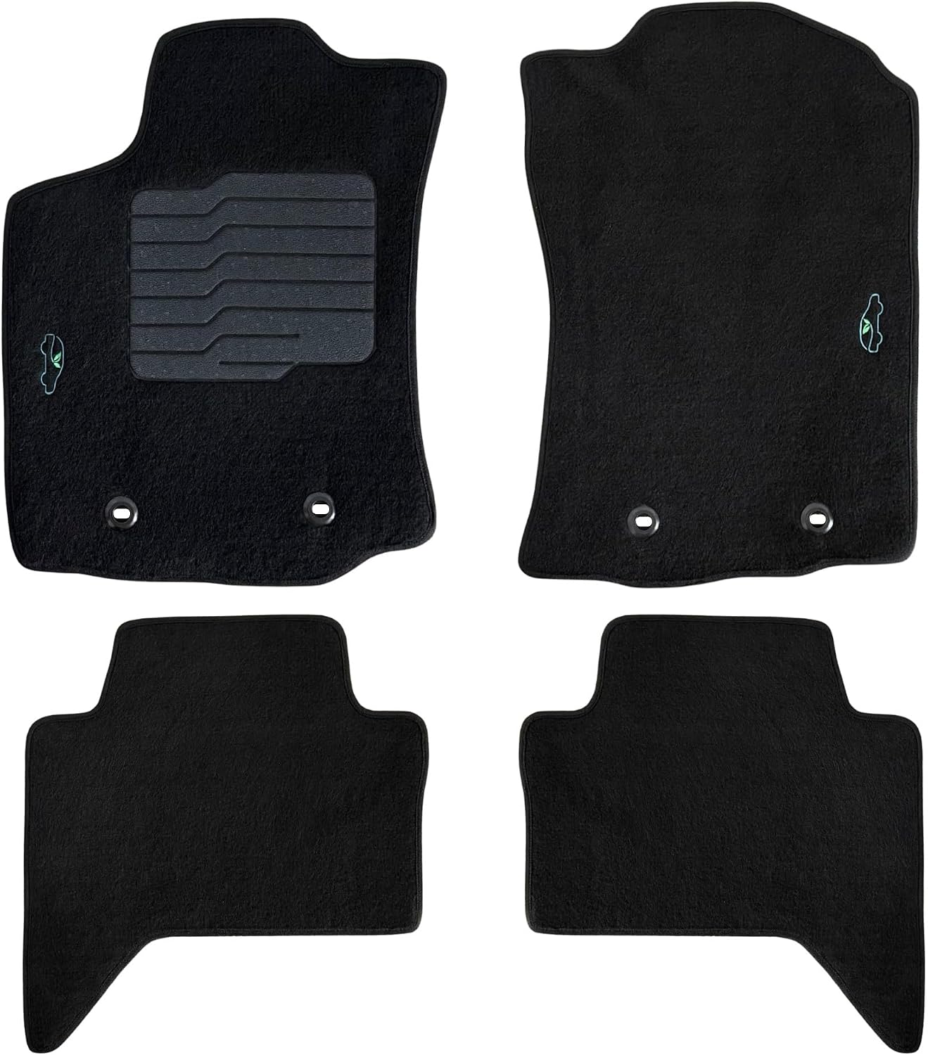 ecoMats Carpet Floor Mats Custom Fit for 2016–2023 Toyota Tacoma 4 Pieces
