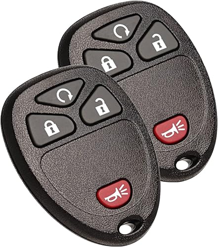 Miniatura 2 de Llavero de repuesto con control remoto de entrada sin llave, compatible con Chevy Silverado Avalanche Equinox Express Traverse GMC Yukon Sierra 1500