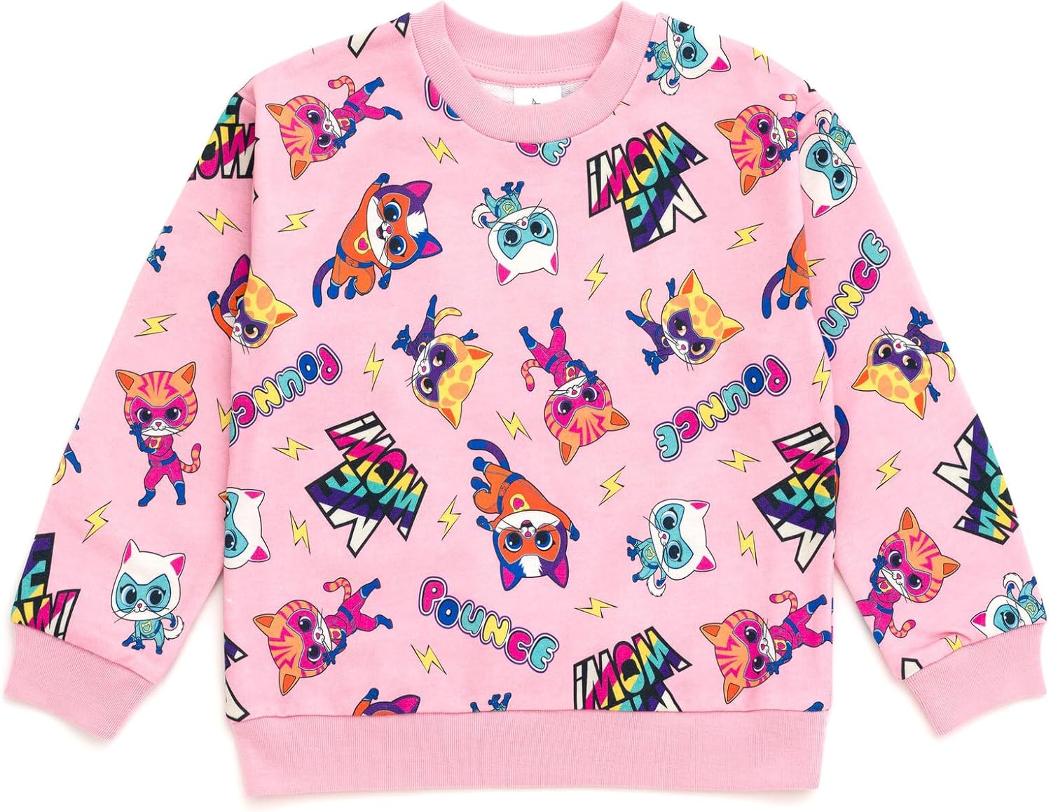 Disney Junior French Terry Sweatshirt and Shorts Outfit Set Infant to Big Kid Sizes (12 Months - 10-12)
