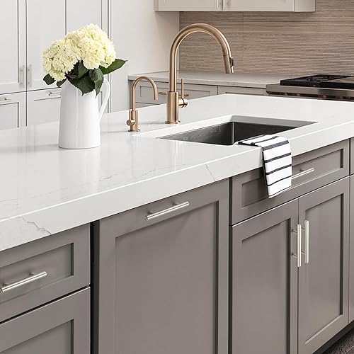 Miniatura 6 de JOY DECOR Paquete de 30 tiradores de gabinete de 5 pulgadas con centro de agujero de 3 pulgadas, manijas de gabinete de cocina de acero inoxidable,