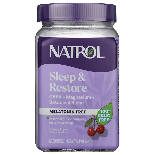 Natrol Sleep & Restore with Melatonin Gummies, 60 Count 1
