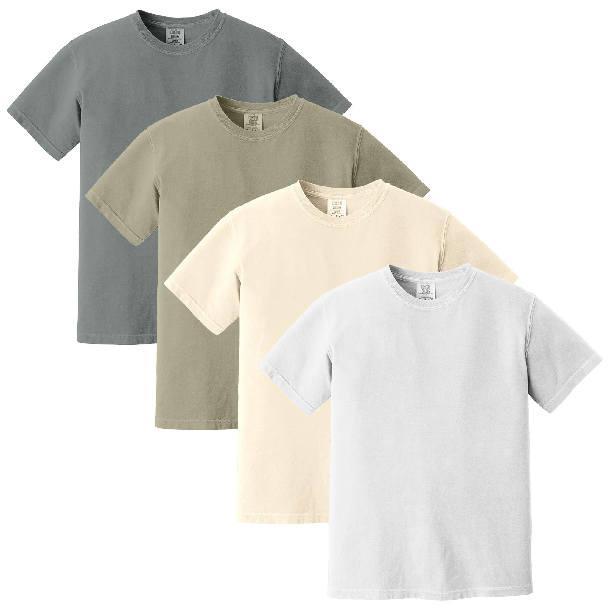 Comfort Colors Unisex Short Sleeve T-Shirt, Multipack, Style 1717