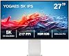 27 5K Monitor with IPS Panel 5K (5120×2880) Housing and Stand sRGB 100% 99% DCI-P3 NTSC 99% USB-C (Type-C) Height Adjustable