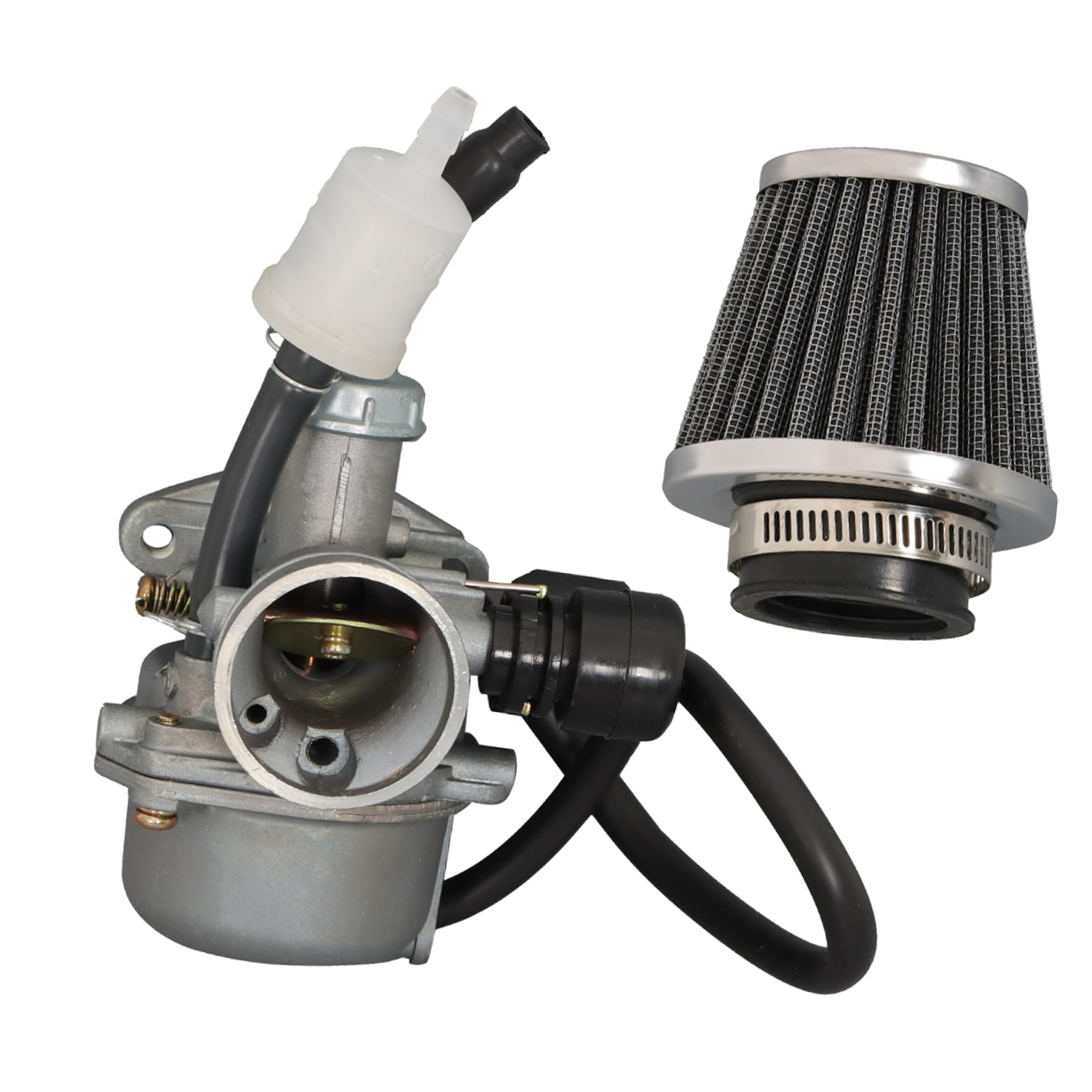 waltyotur PZ19 50CC 90CC 110CC Carburetor with Air Filter Replacement for Sunl Tao Tao Buyang ATV Dirt Bike-image-25