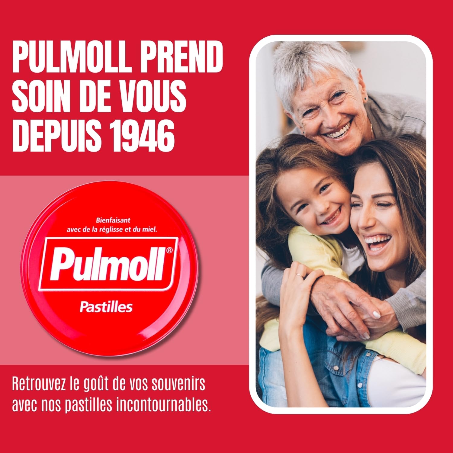 Vassoio da 10 scatole Pulmoll | Formato economico | Dal 1946 (Classico)