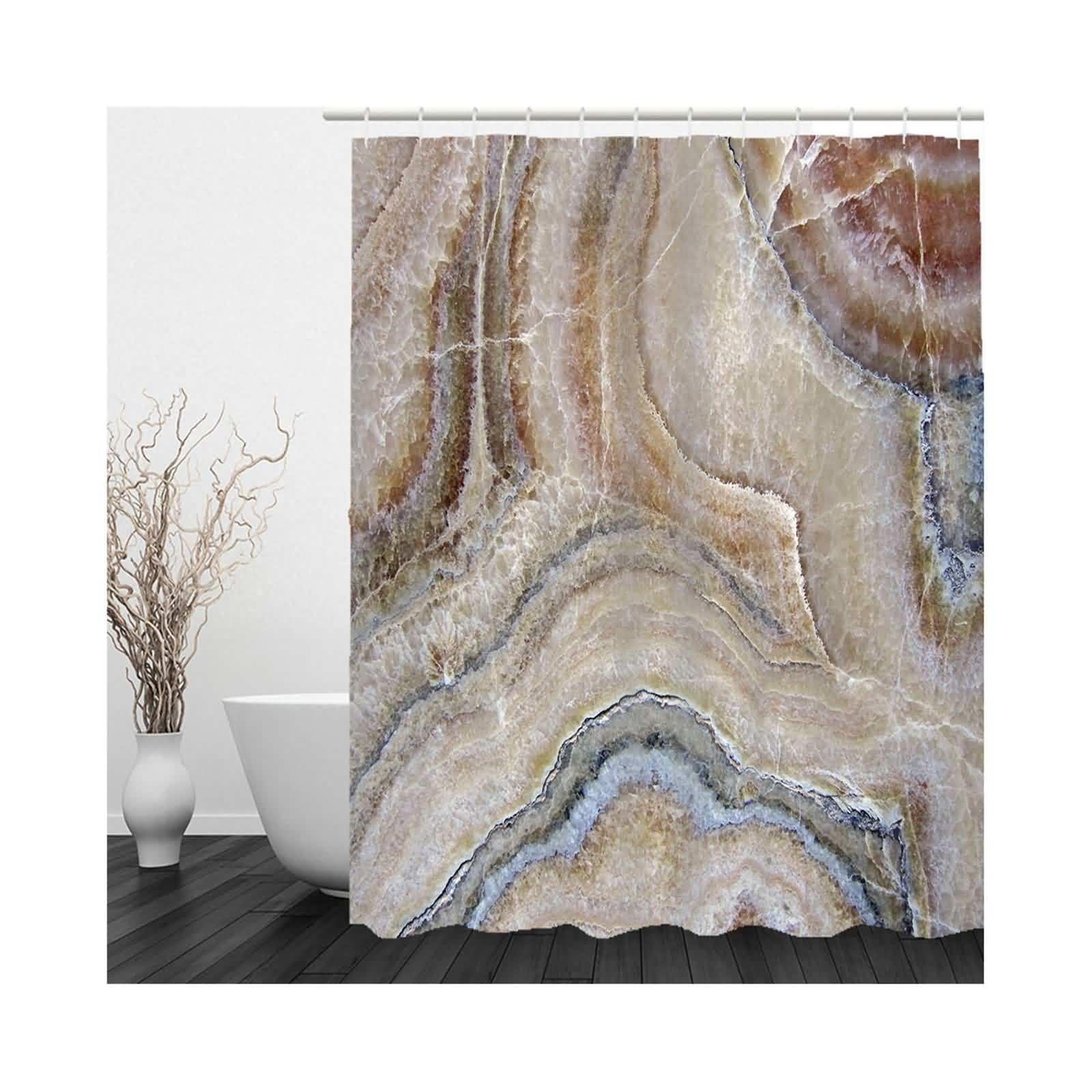 Tenda Per Doccia Grande Tende Bagno Finestra Grano Di Pietra Camper Vasca Cotone Marrone Cachi Tradotto Con Deepl.Com (Versione Gratuita) 220x180cm