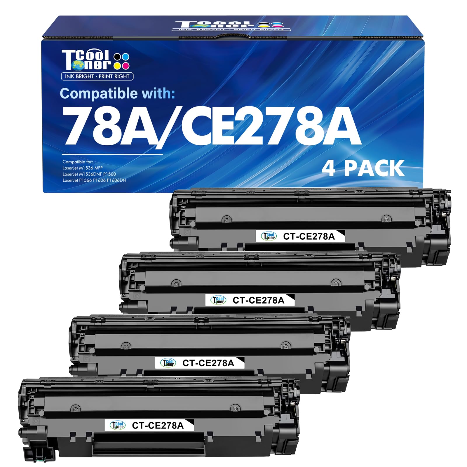 Amazon.com: 78A CE278A Black Toner Cartridge Replacement for HP