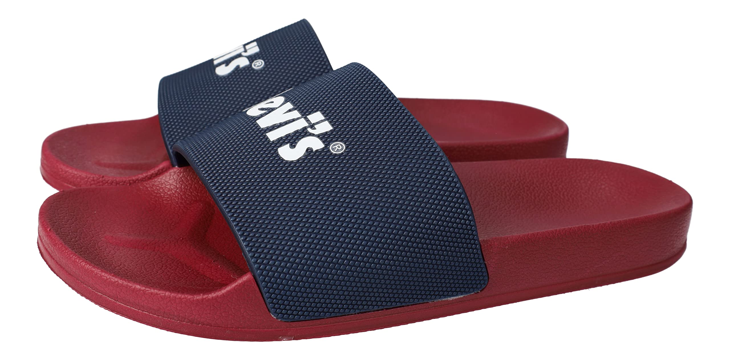 Levi's Hombres June Póster Sandalia plana, azul marino, 40 EU