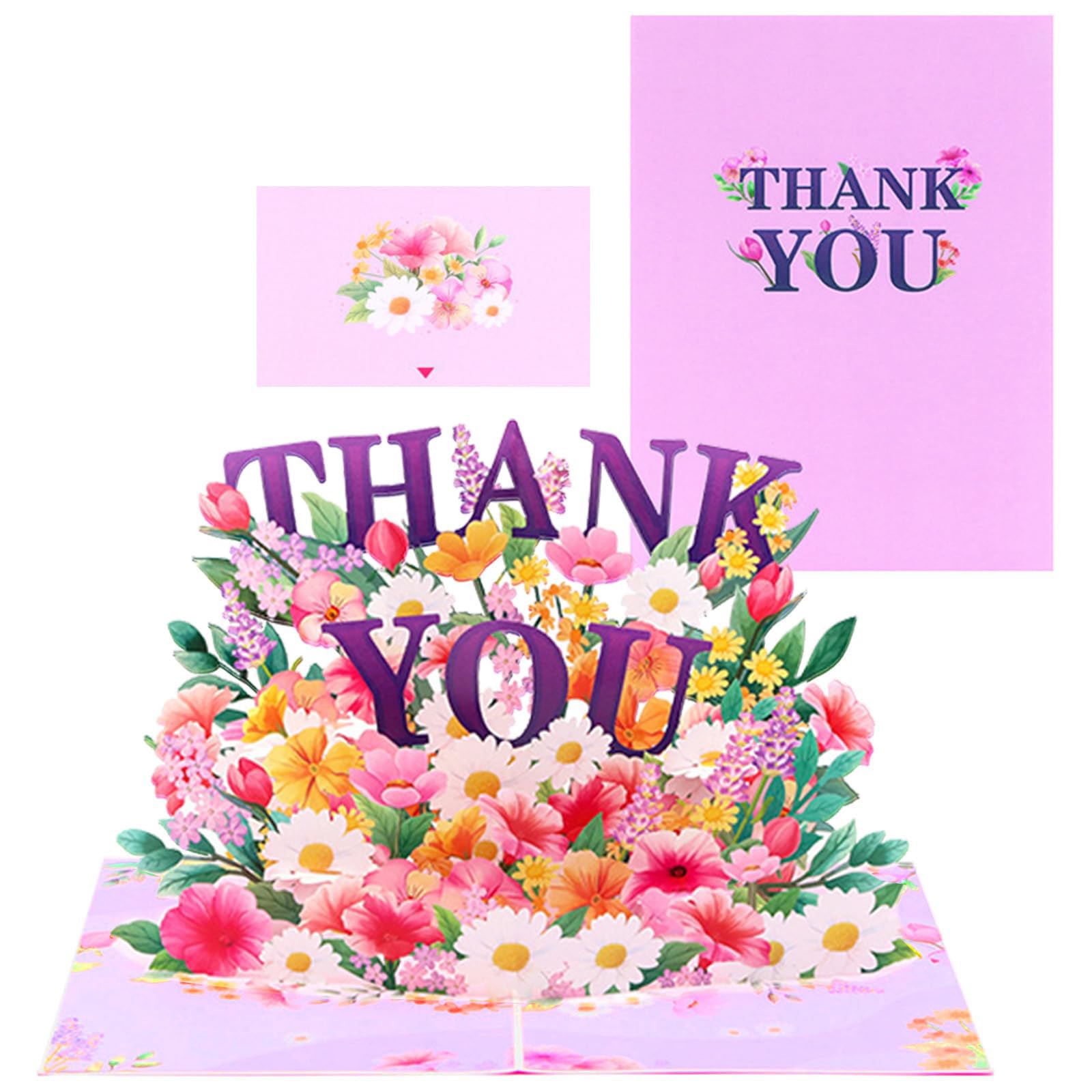Teacher Thank You 3d Flowers Thank You Teacher Greeting Cards For Teachers Special Thanks You Card For Teachers Nursery, Primary School Card From Pupil Male Or Female