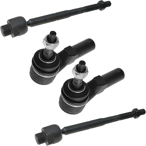 Vista 836 de TRQ - Juego de barras de acoplamiento delanteras interiores y exteriores