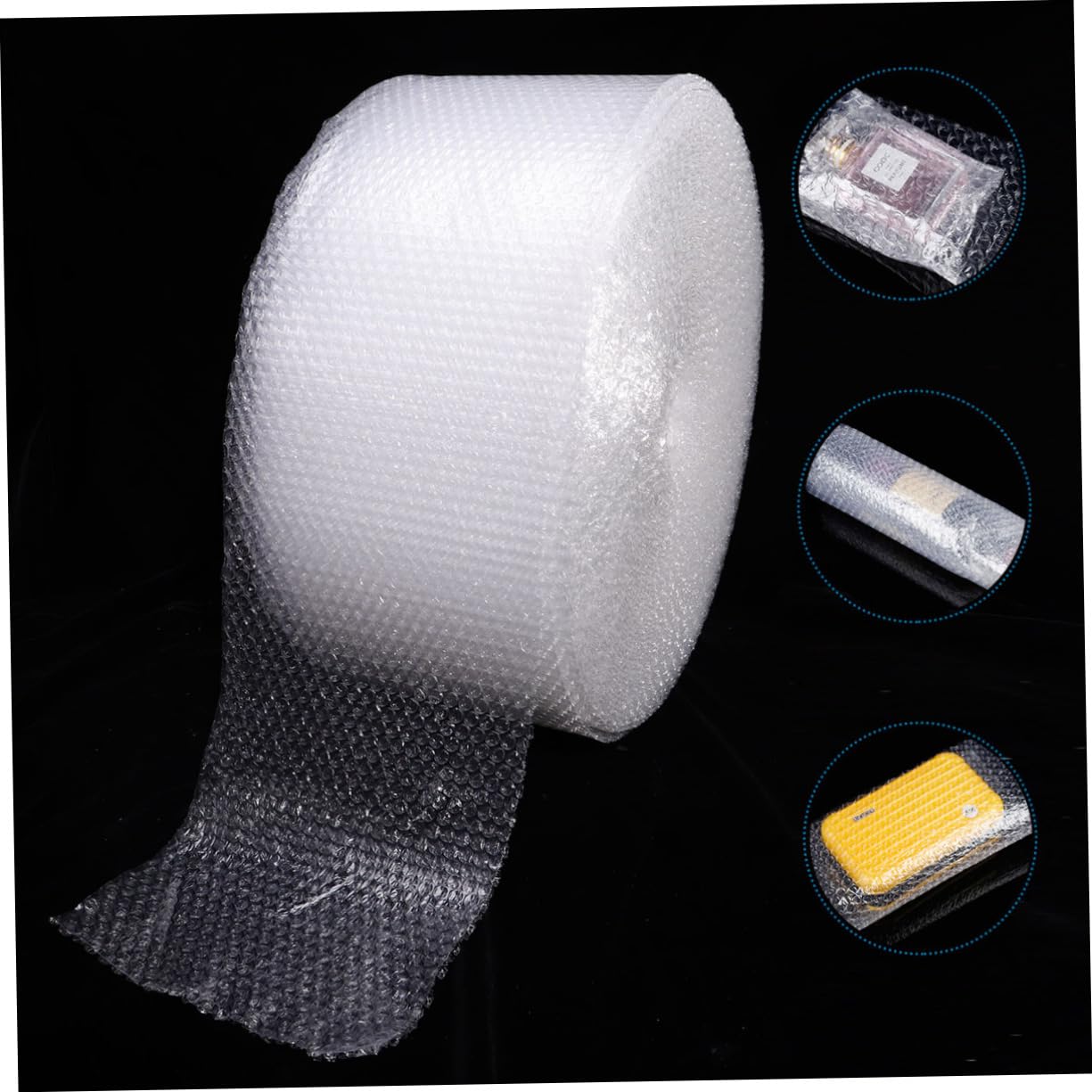 Rotolo Pluriball da Imballaggio Bianco in Ldpe per Spedizioni | Pellicola Leggera, per Invio e Deposito, Protezione di Piatti e Tablet