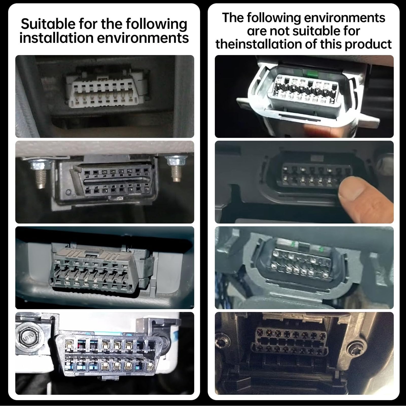 VBESTLIFE Bloqueo de Puerto OBD, Protector Antirrobo para Puerto OBD2 con Herramienta de Extracción para Automóviles, SUV y Camiones, Evita el Acceso No Autorizado, Metal resistente.