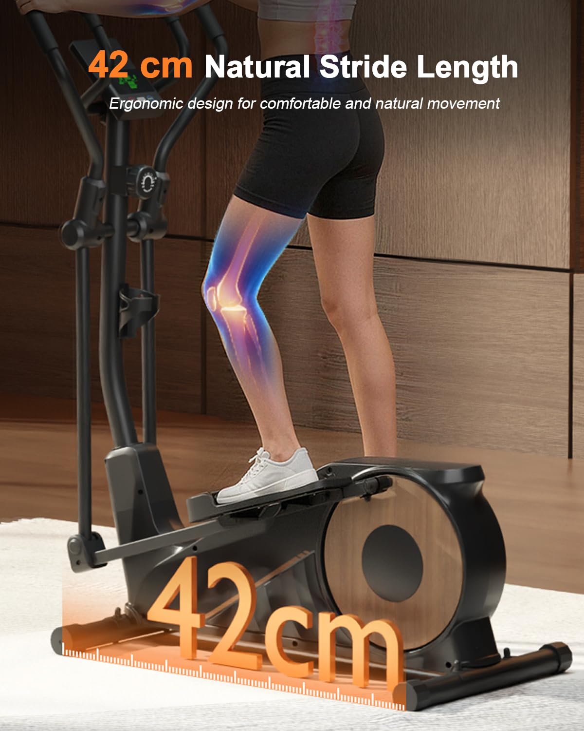 M100 Crosstrainer 42cm Schrittlänge 8kg Schwungmasse Ellipsentrainer bis 150kg