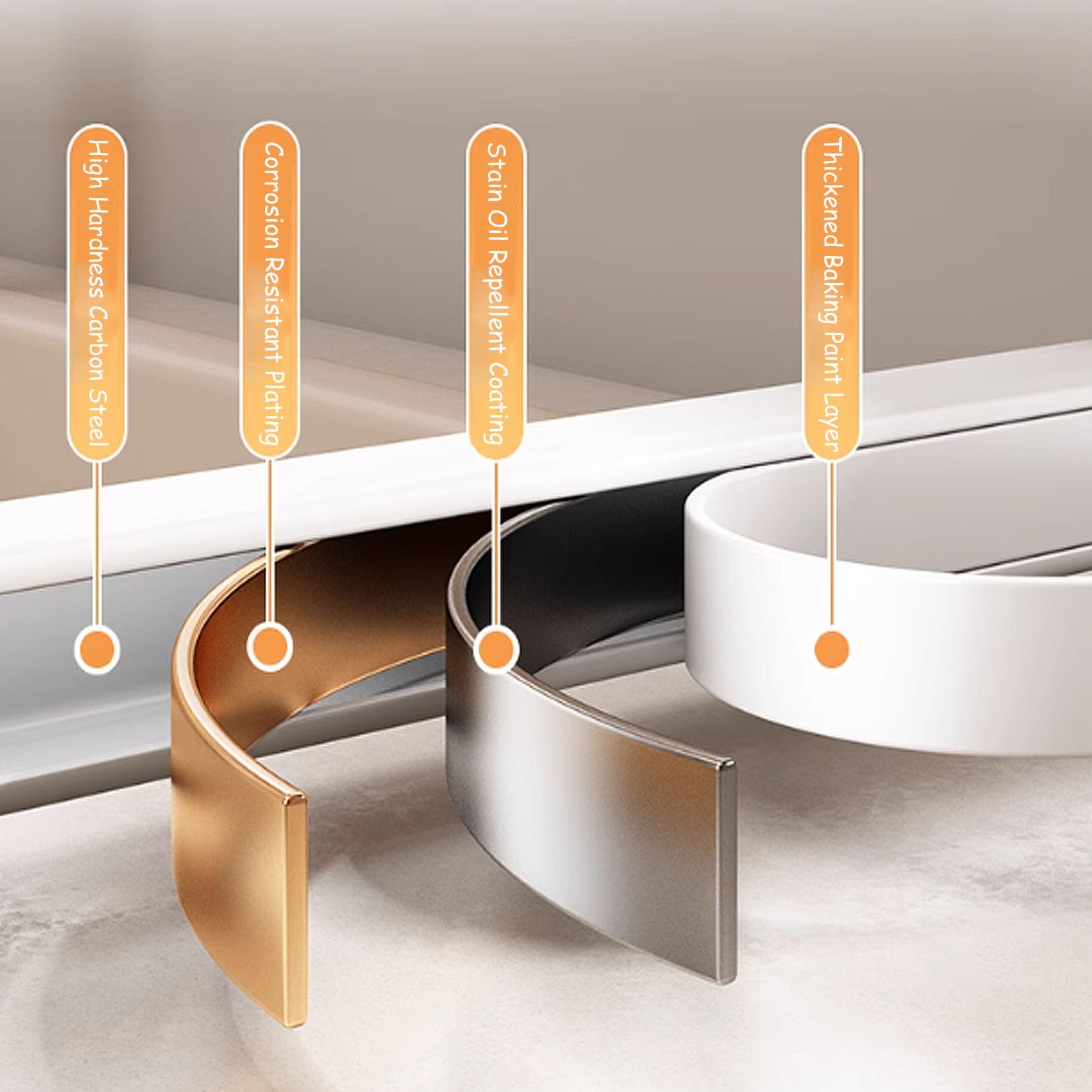 Escurreplatos con bandeja de goteo, estante grande para secar platos de 2 niveles con escurridor y soporte para cubiertos/tabla de cortar sobre el fregadero, estante para secador de platos para plat
