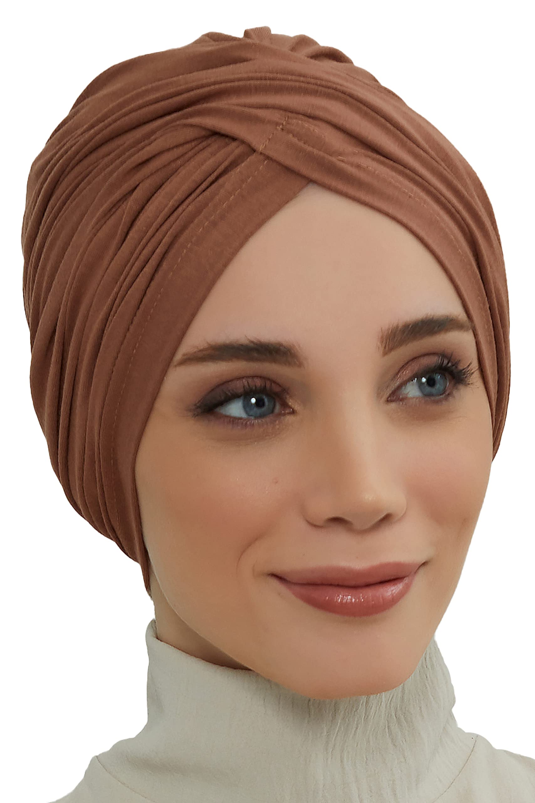 Aisha's DesignInstant Turban Plain Cotton Scarf Head Wrap Lightweight Hat Bonnet Cap for Women