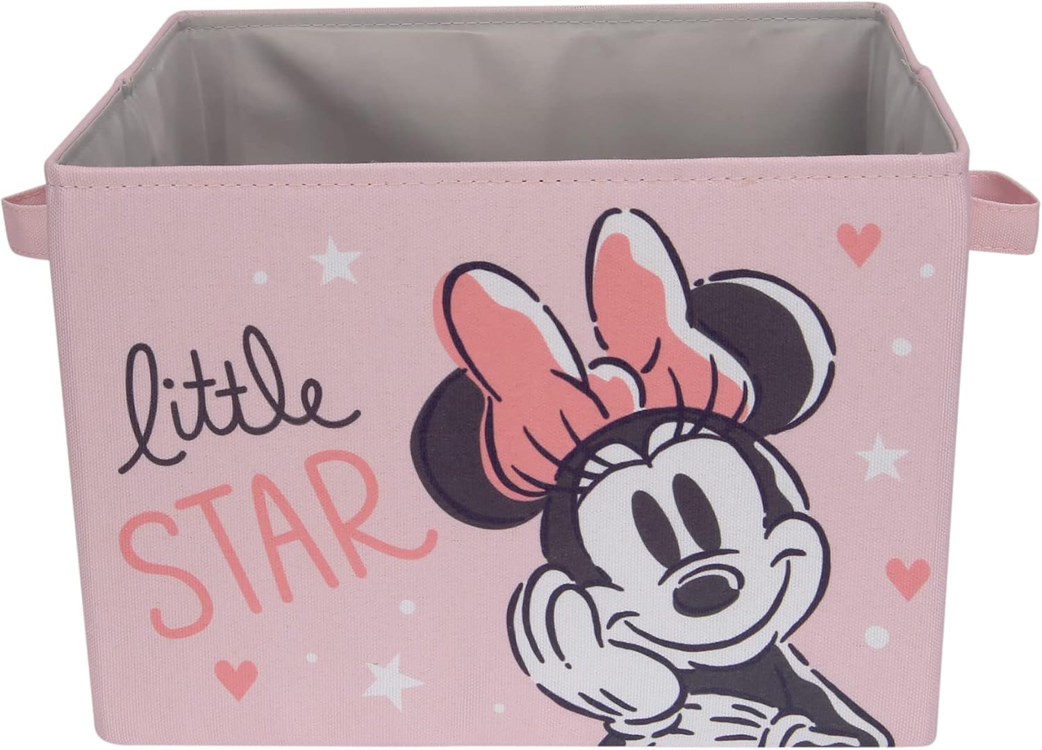 Lambs & Ivy Disney Baby Minnie Mouse Pink Foldable Storage Basket/Container/Bin