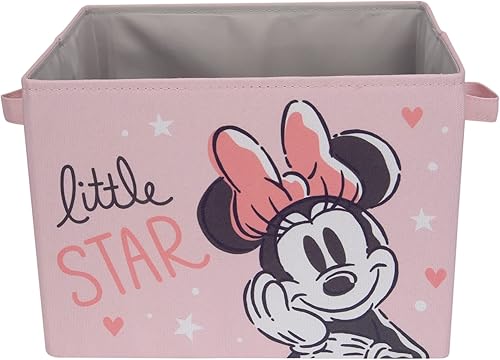 Miniatura 2 de Lambs & Ivy Disney Baby Minnie Mouse - Cesta de almacenamiento plegable, color rosa