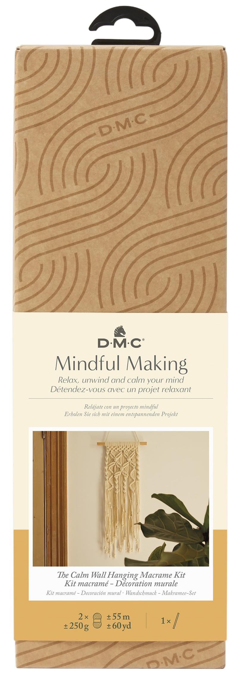 DMC Mindful Making Exhale Plant Hanger Macramé Kit