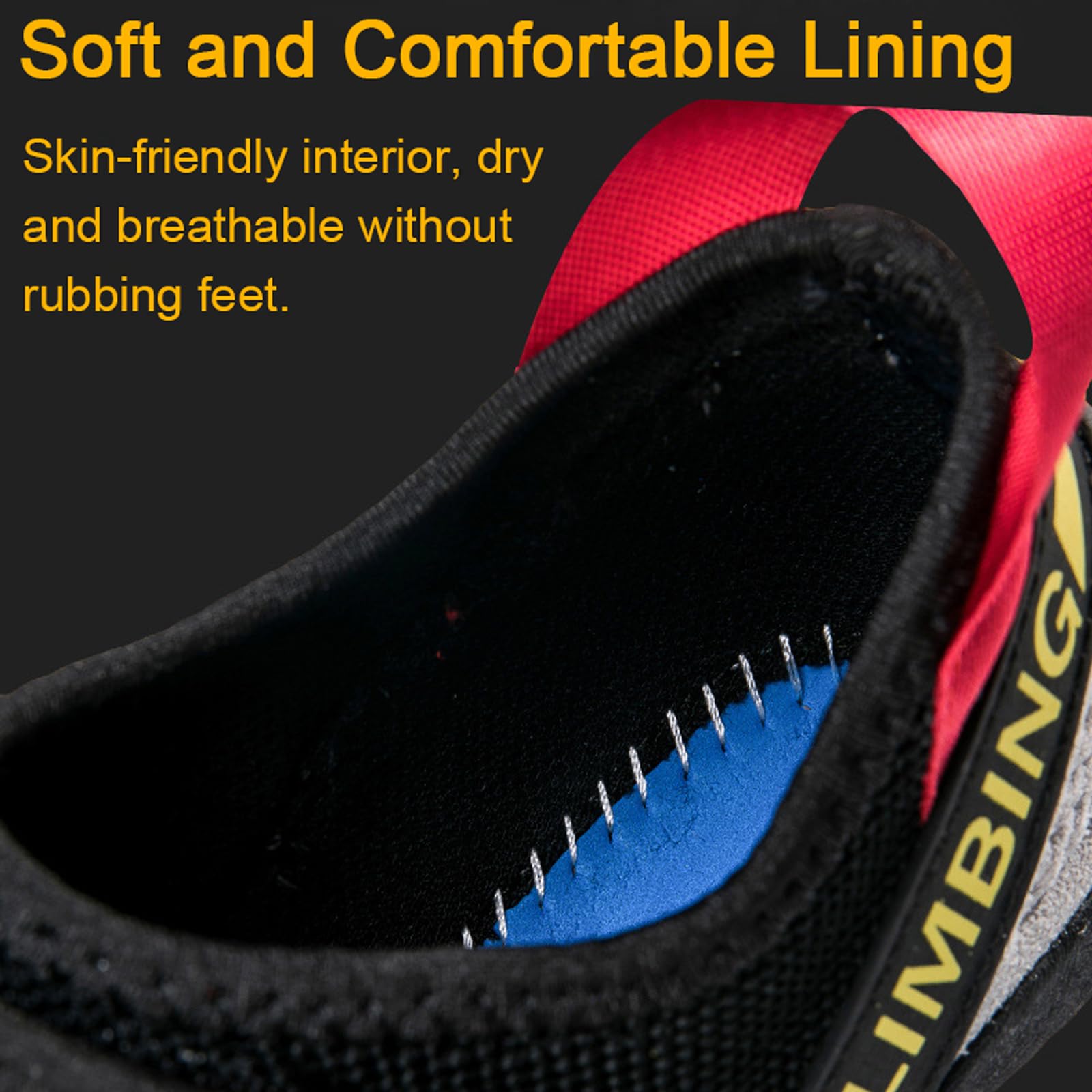 Scarpette da Arrampicata Indoor,Scarpe Arrampicata per Principianti,Climbing Shoe,Traspirante,Leggere,Adatto ai Principianti del Bouldering e dell'arrampicata Indoor
