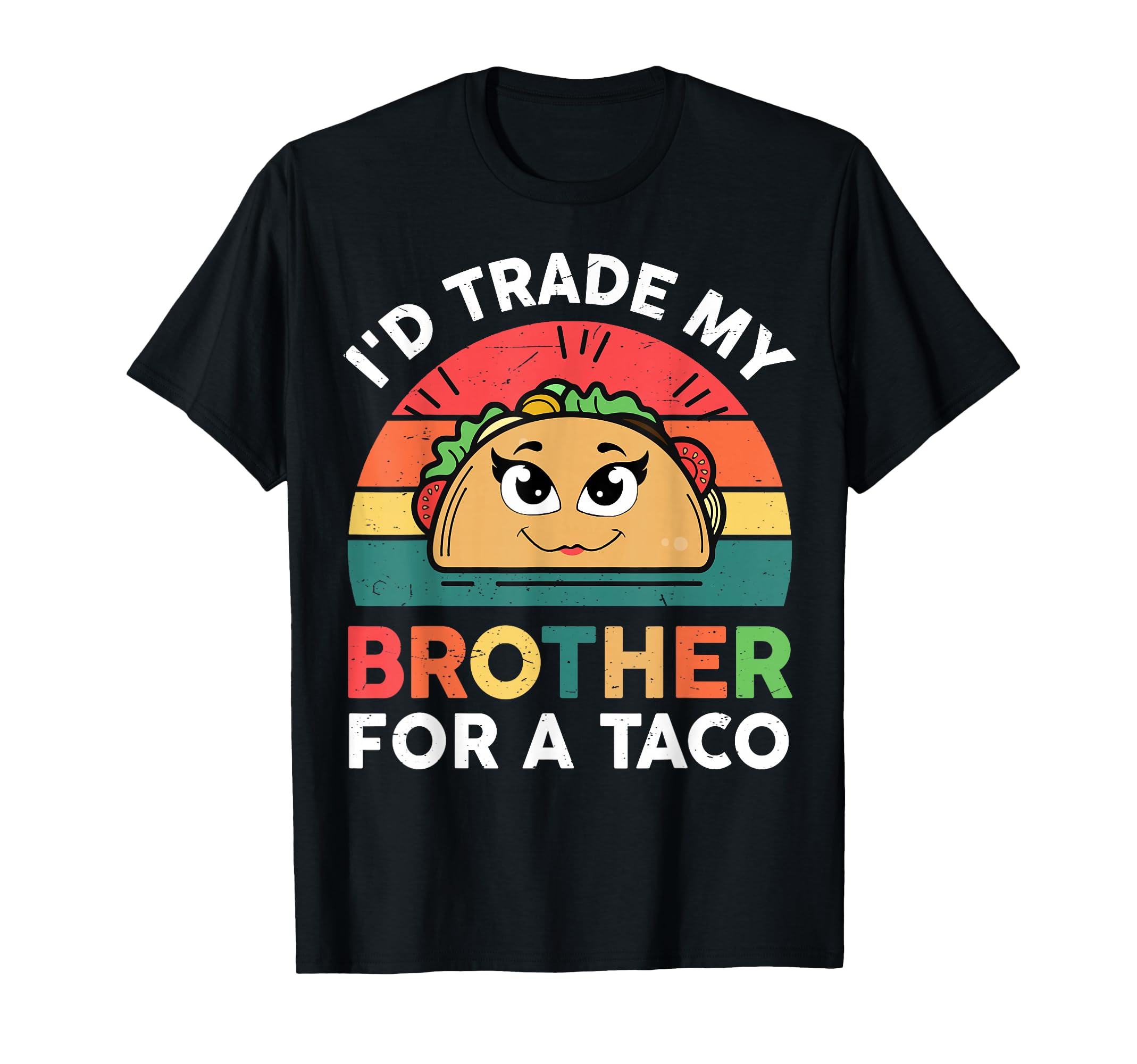 Trade Brother for Taco Cinco De Mayo Funny Mexican Girl Kids T-Shirt