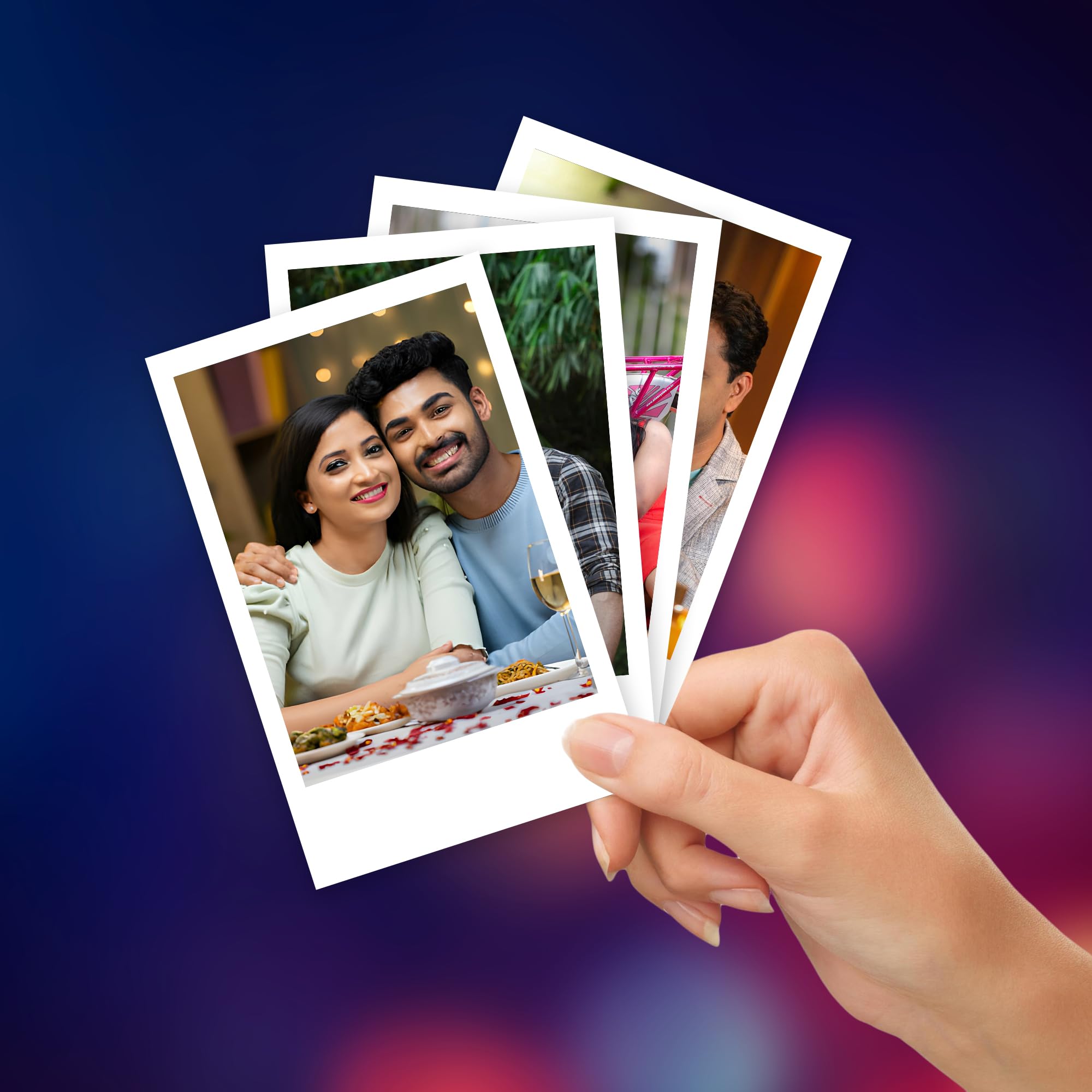Mini Photos Print Customized (Pack of 50) - Personalized Wallet-sized Prints for Memorable Moments