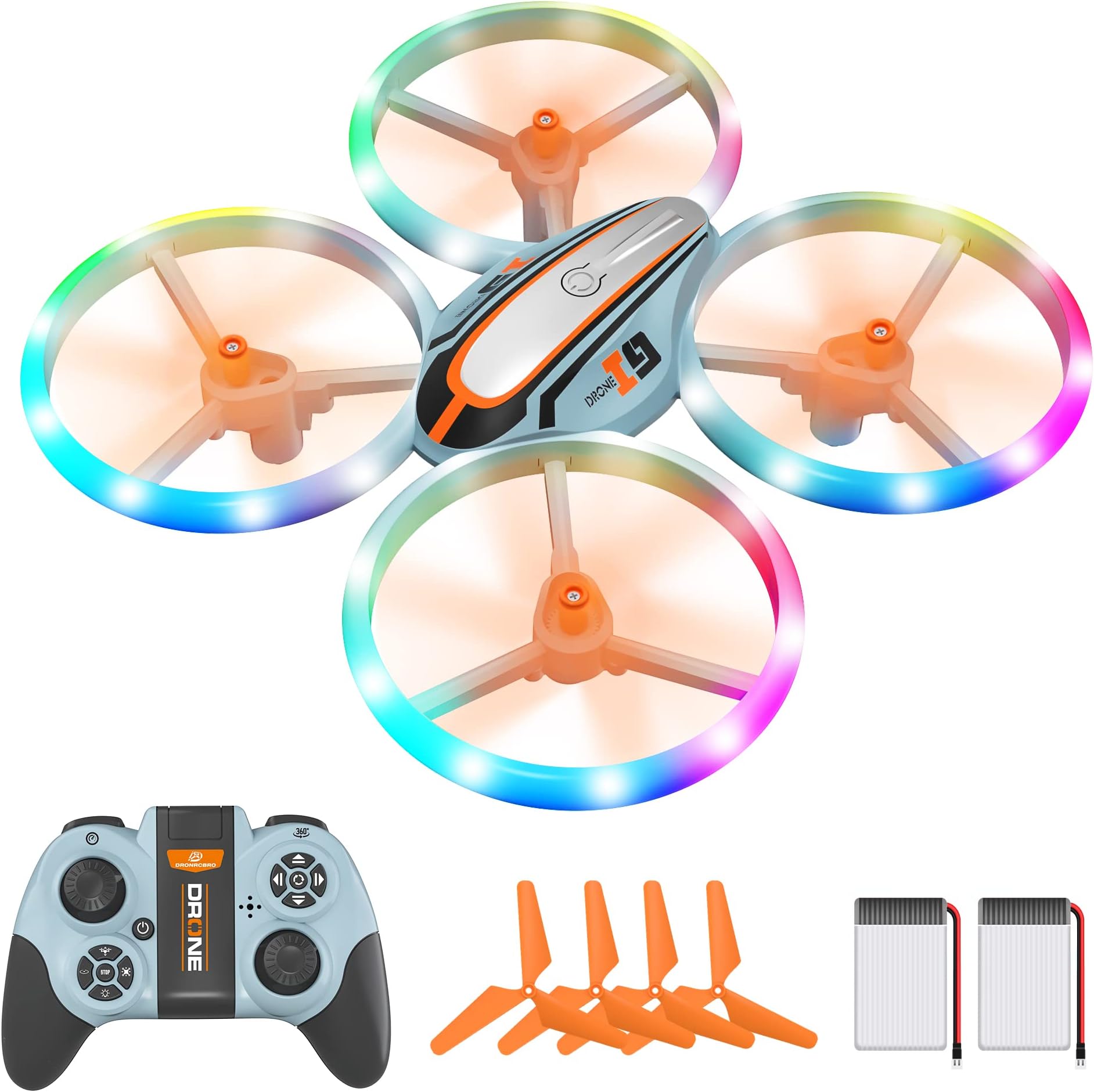 RC Mini Drone for Kids and Beginners Portable Pocket Quadcopter with Altitude Hold,One-Key Take-Off/Landing,Headless Mode and 3D Flips,Fun Gift for Boys Girls