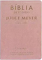Biblia De Estudo: Joyce Meyer Rosa Letra Grande