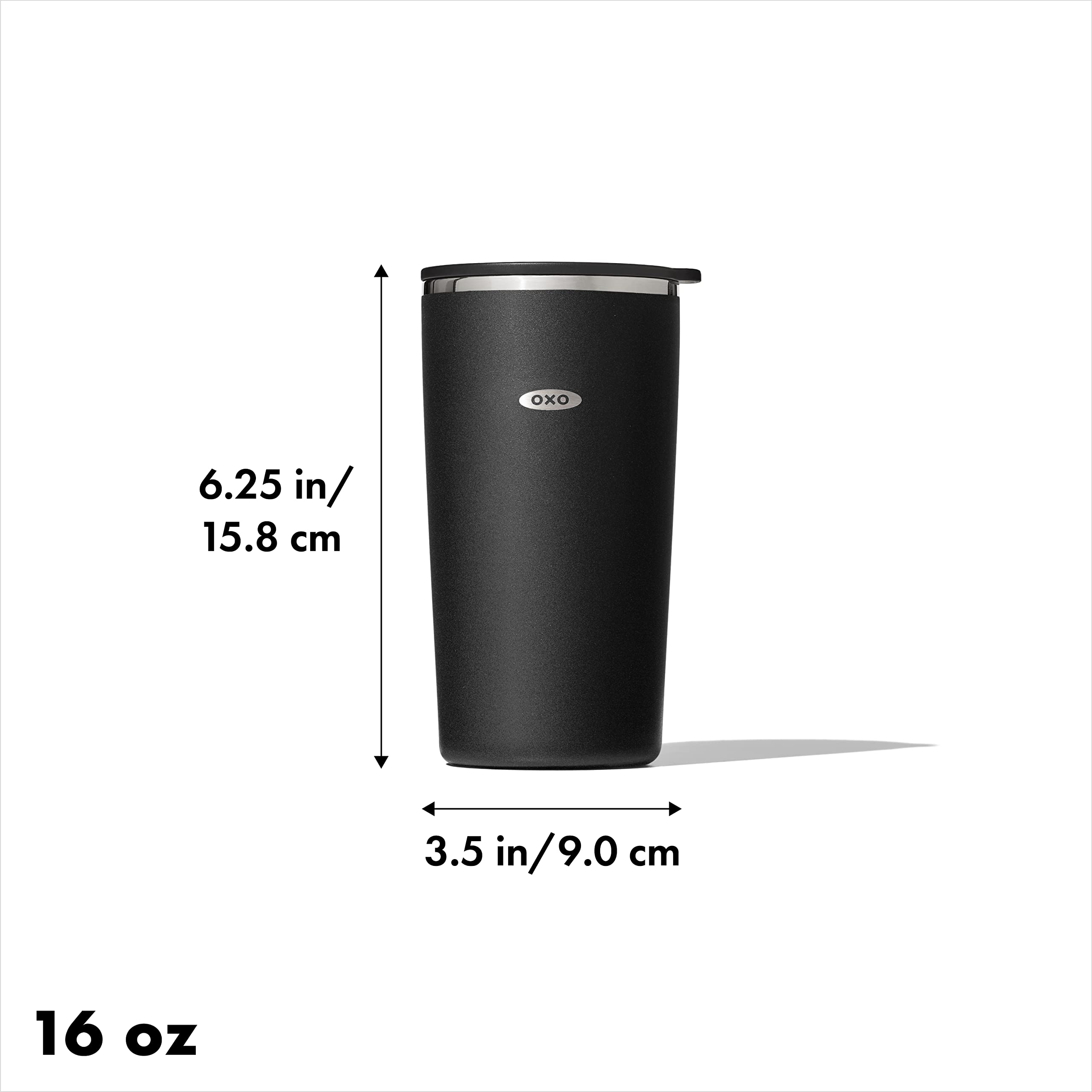 OXO Tumbler, 16 oz, Onyx