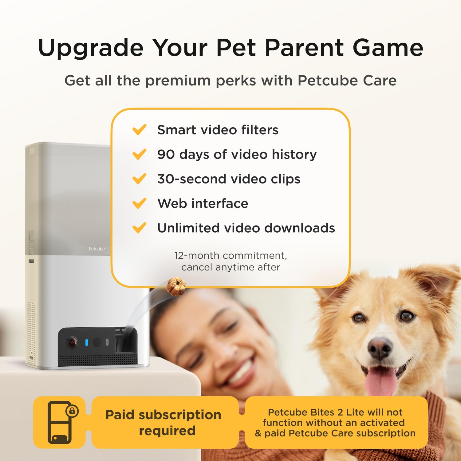 Petcube Bites 2 Lite And Care Coverage Subscription
