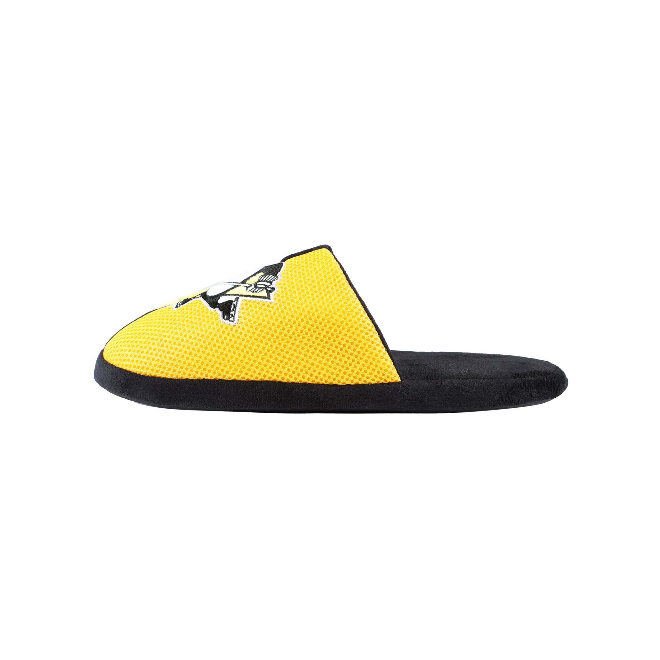 FOCO Pittsburgh Penguins NHL Mens Team Logo Staycation Slipper - L