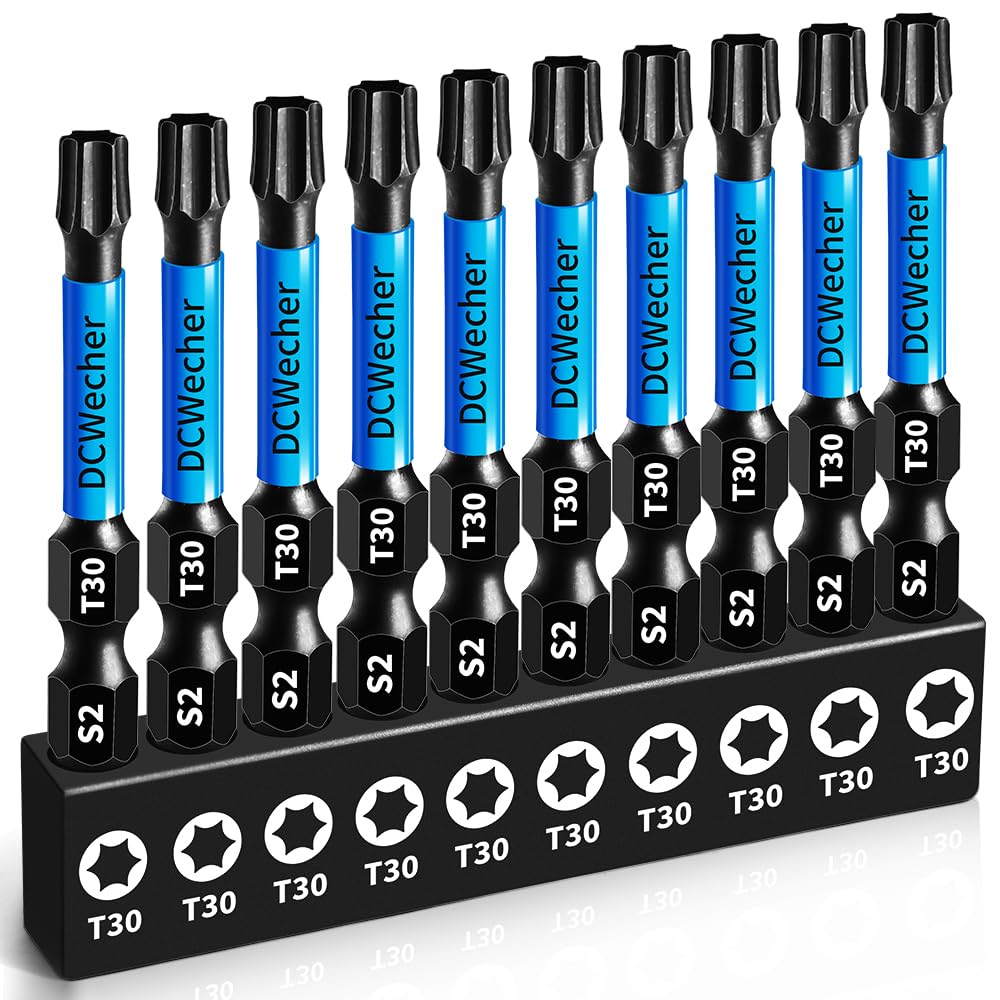 DCWecher T30 Torx Bit Set - 10 Pack -1