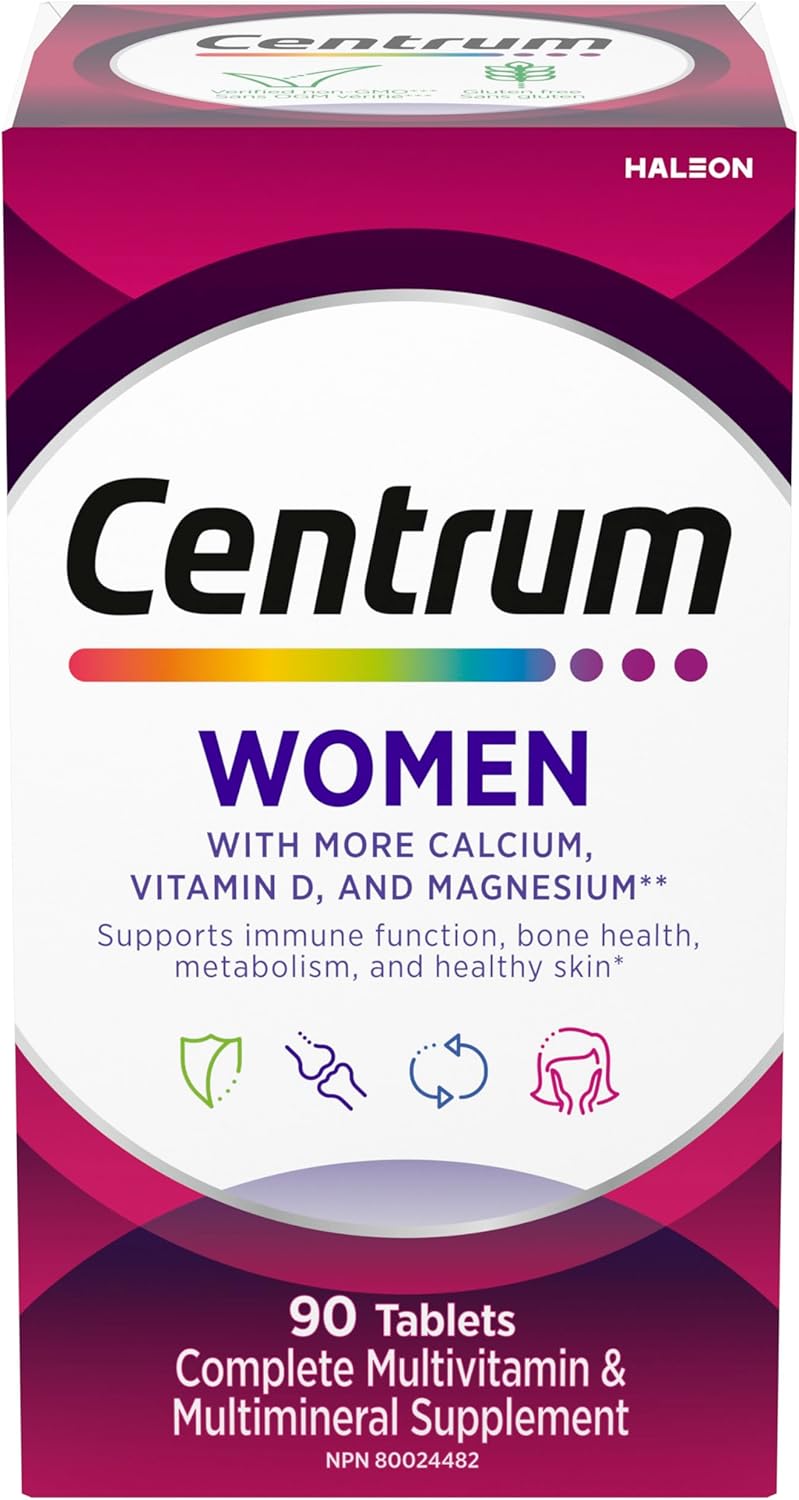 Centrum Women, Complete Multivitamin & Mineral Supplement, 90 Tablets