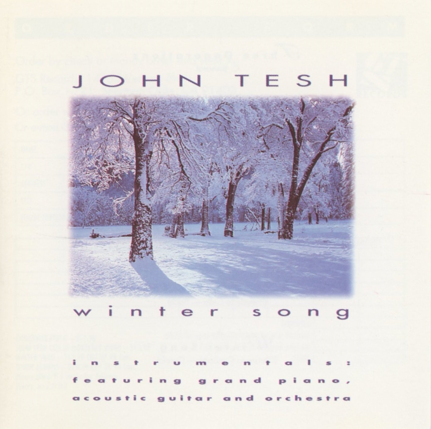 John Tesh/Winter Song [Audio CD] John Tesh