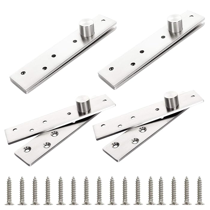 Buy 4 Sets Door Pivot Hinge 6 Inches Heavy Duty Hidden Pivot Door