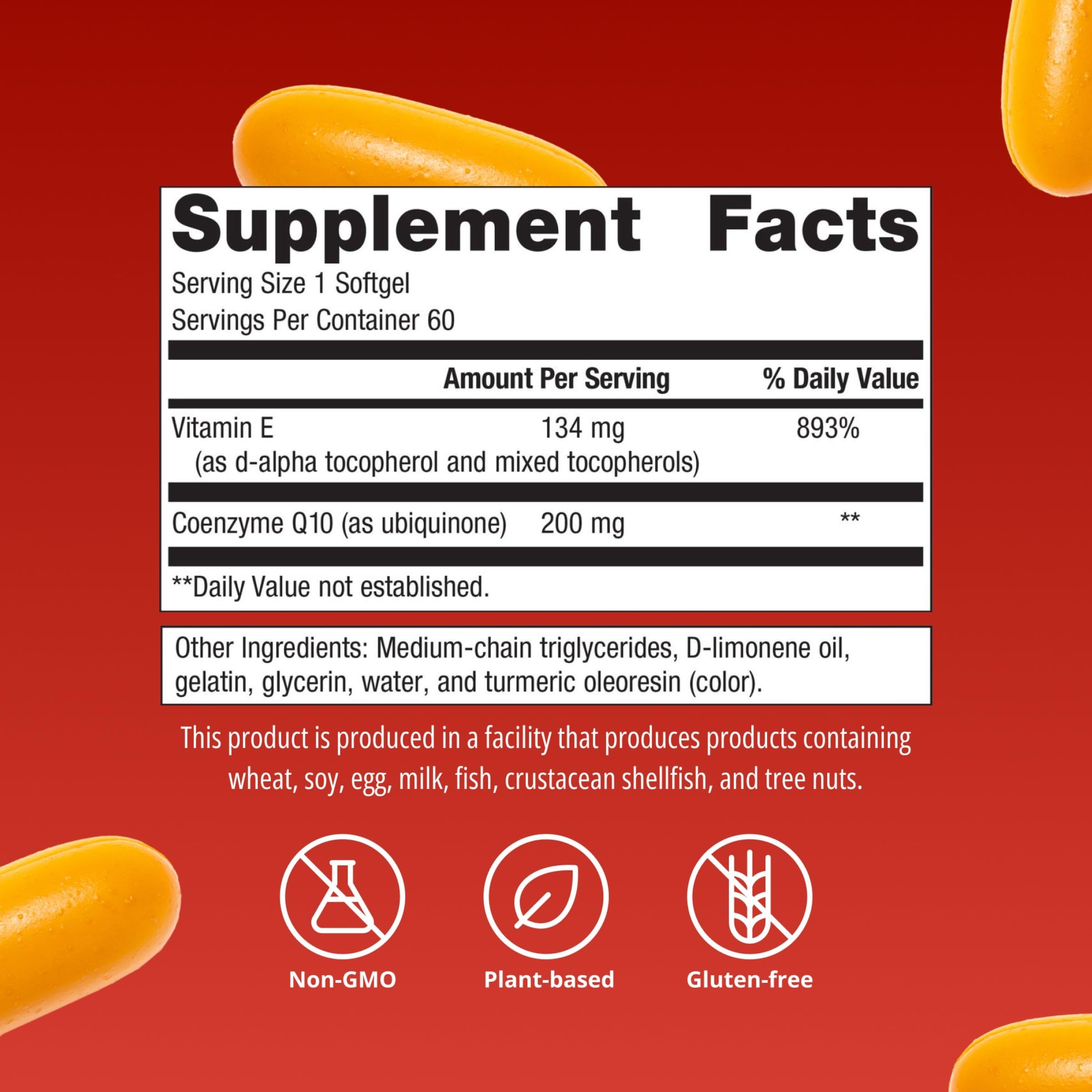 Metagenics CoQ10 ST-200, 200 mg Ubiquinone, Heart Support, 60 Softgels — Amazon image 5